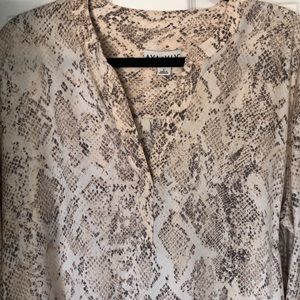 Snake print long sleeve